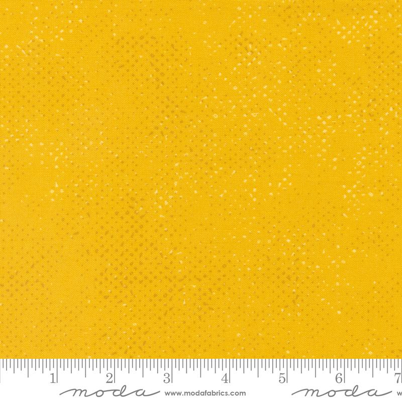 Spotted Buttercup Gold Zen Chic Moda Cotton Fabric MD-1660-14