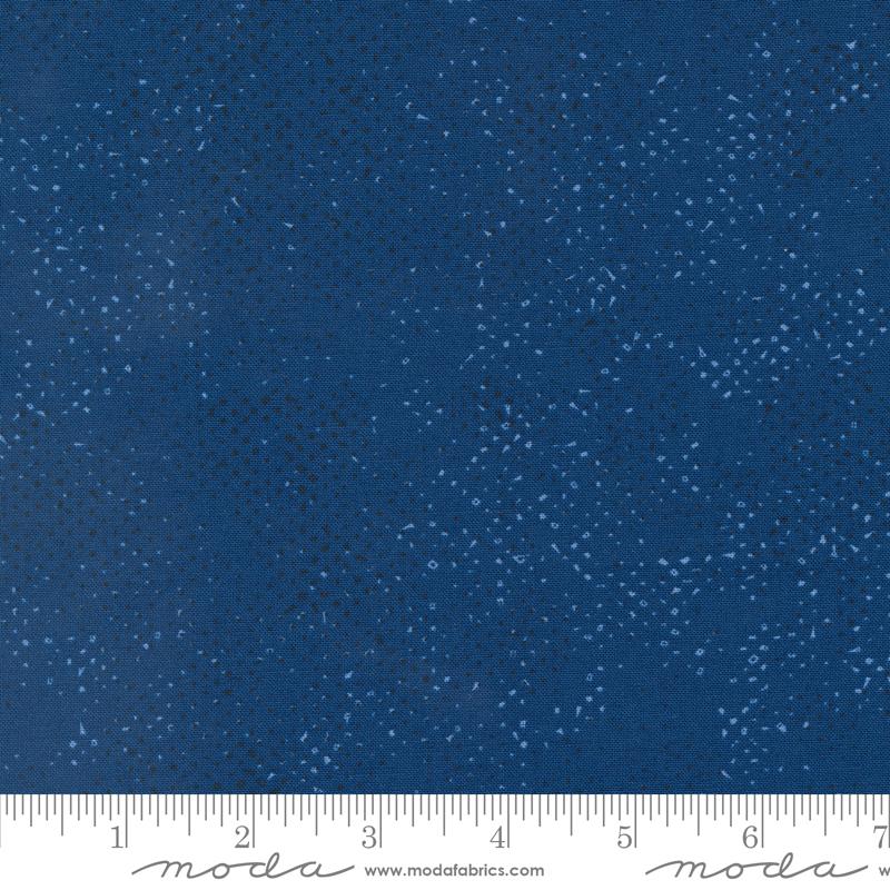 Spotted Nautical Blue Zen Chic Moda Cotton Fabric MD-1660-74