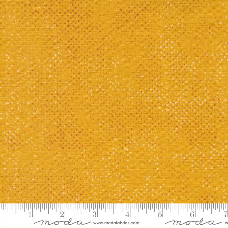Spotted Sunny Yellow Zen Chic Moda Cotton Fabric MD-1660-178