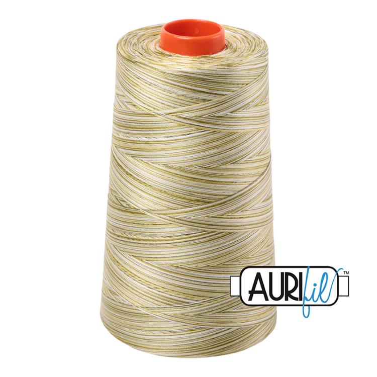 Spring Prairie Variegated Aurifil Longarm Cotton Quilting Thread 50wt 6452yds Cone AF-MK50CO-4653