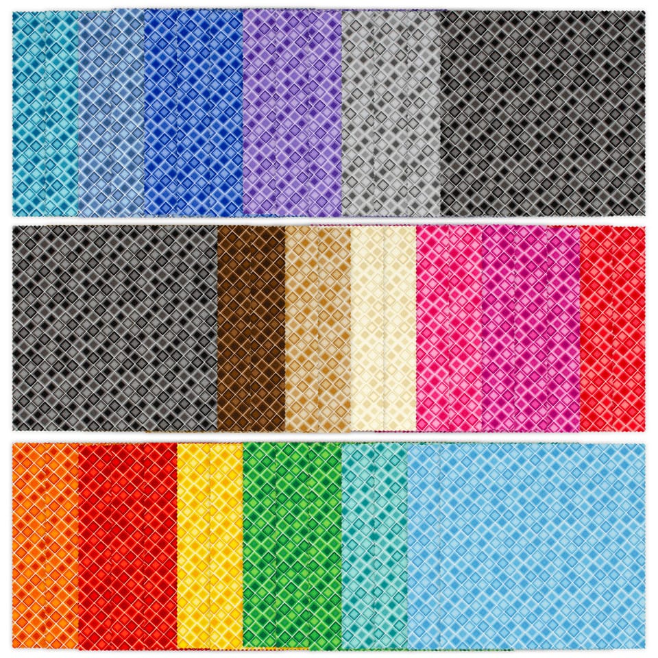 Square One Tonal 5" Squares Charm Pack 42pcs Urban Essence Designs Blank Cotton Fabric BQ-5X5SQ-SQUAREONE | US Fabric Shop