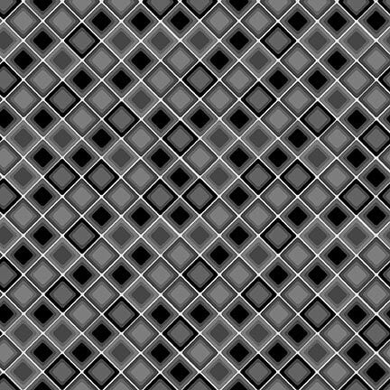 Square One Tonal Square on the Bias Black Urban Essence Designs Blank Quilting Cotton Fabric BQ-2478-90