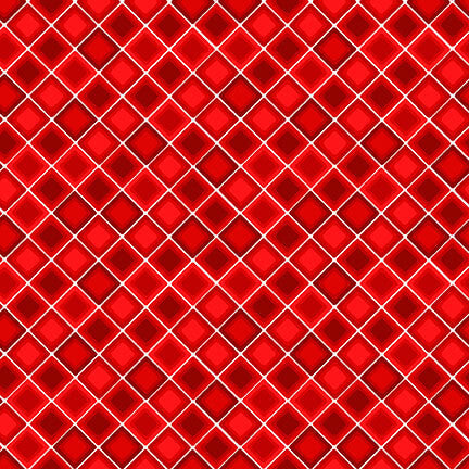 Square One Tonal Square on the Bias Red Urban Essence Designs Blank Quilting Cotton Fabric BQ-2478-88