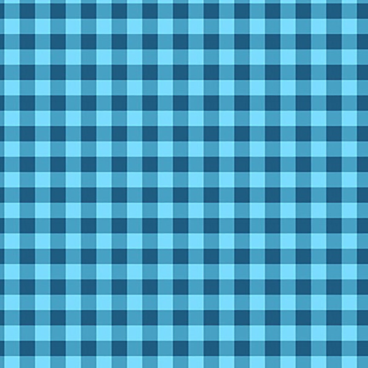 Squeeze the Day Blue Check Blue Rebecca Canale Studio E Cotton Fabric