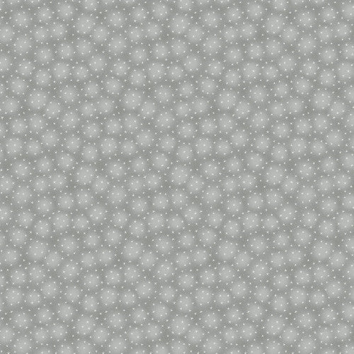 Starlet Small Stars Fog Gray Blank Quilting Cotton Fabric BQ-STARLET-6383-FOG