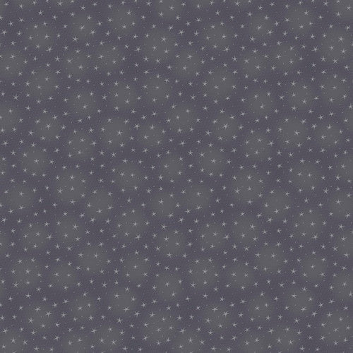 Starlet Small Stars Grey Blank Quilting Cotton Fabric BQ-STARLET-6383-GREY