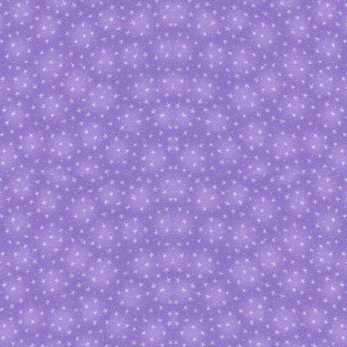 Starlet Small Stars Lilac Purple Blank Quilting Cotton Fabric BQ-STARLET-6383-LILAC