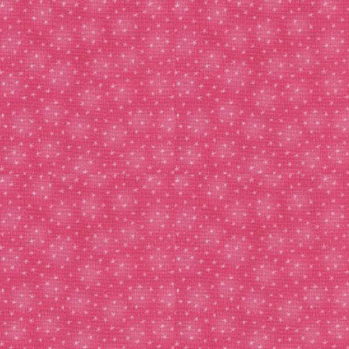 Starlet Small Stars Pink Blank Quilting Cotton Fabric BQ-STARLET-6383-PINK