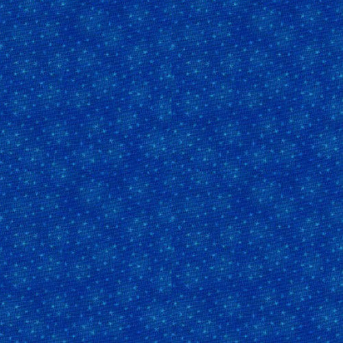 Starlet Small Stars Royal Blue Blank Quilting Cotton Fabric