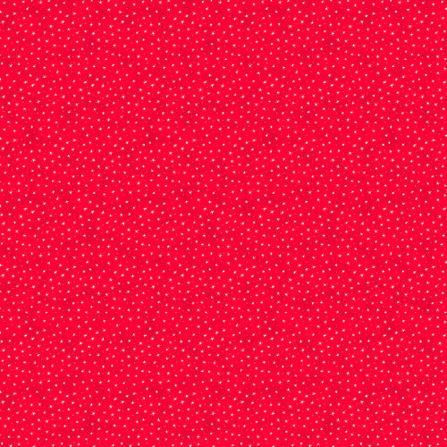 Starlet 108" Wideback Tonal Mini Stars Red Blank Quilting Cotton Fabric BQ-2315-88
