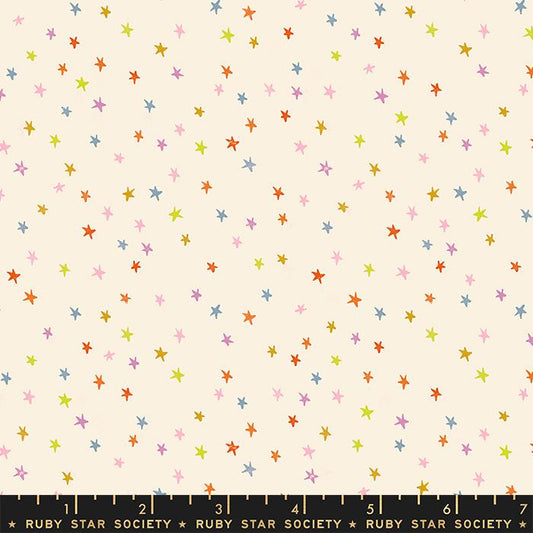 Starry Mini Stars Tossed Multi Alexia Abegg Ruby Star Society Moda Cotton Fabric MD-RS4110-20