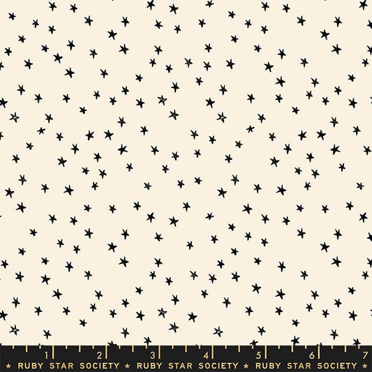 Starry Mini Stars Tossed Natural Cream Alexia Abegg Ruby Star Society Moda Cotton Fabric MD-RS4110-21