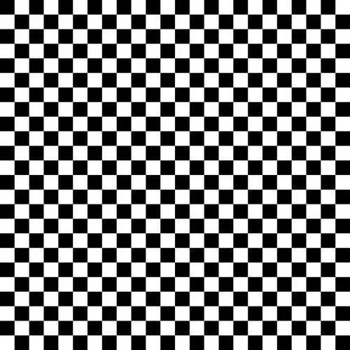 Start your Engines Checker Black Robert Giordano Henry Glass Cotton Fabric