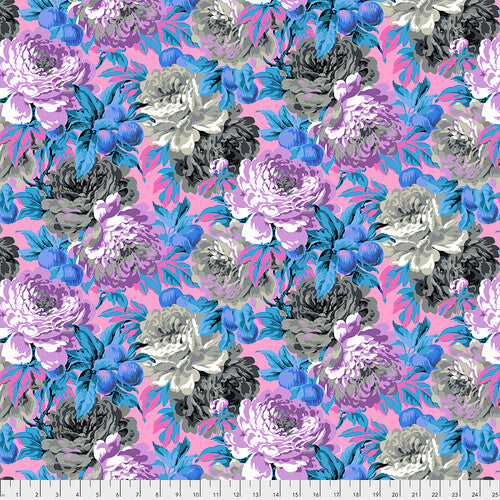 Luscious Grey Philip Jacobs Stash Kaffe Fassett Collective Free Spirit Cotton Fabric FS-PWPJ011.GREY