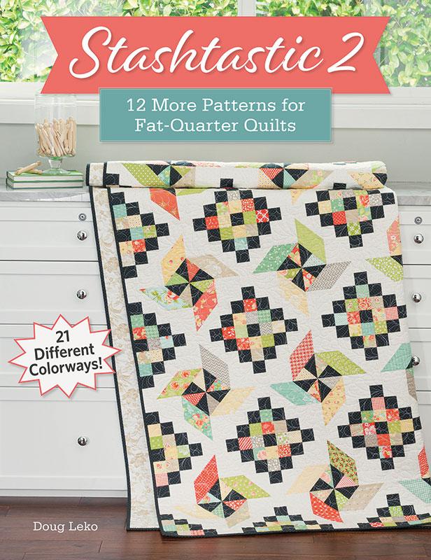 Stashtastic 2 Quilt Book Doug Leko Antler Quilt Design AQD-B1609