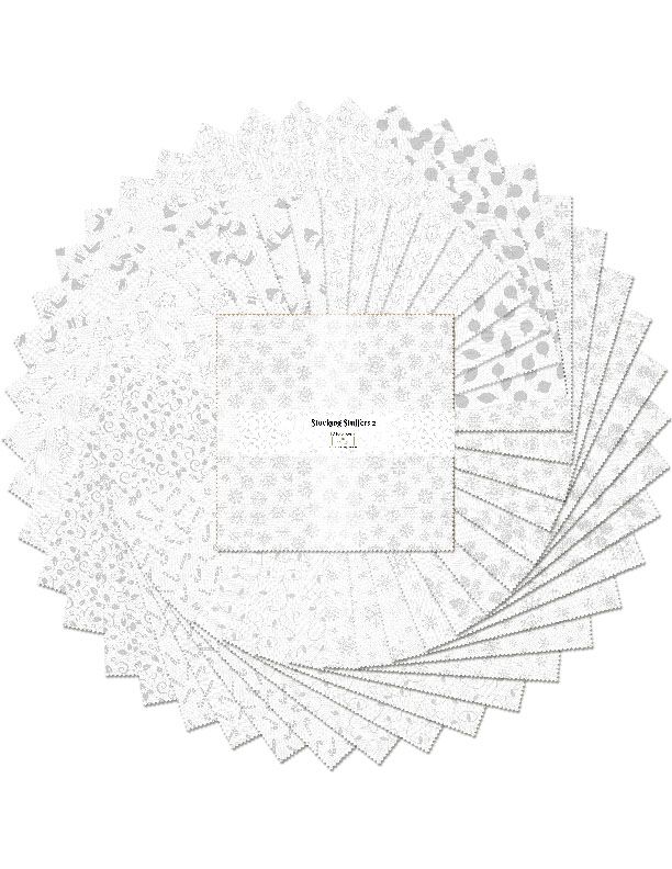 Stocking Stuffers 2 10" Karat Gems Wilmington Prints Cotton Fabric WP-512-151-512