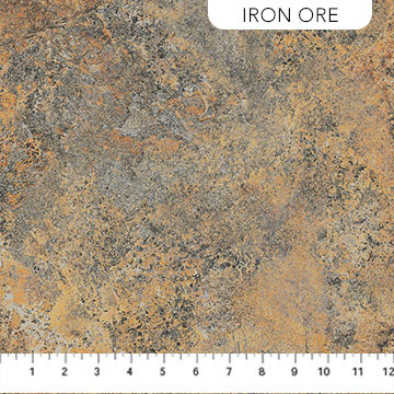 Stonehedge Gradations II Slate Iron Ore Beige Grey Linda Ludovico Northcott Cotton Fabric NC-26757-36