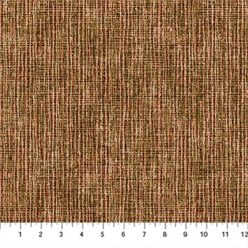 Stonehenge Organics Grass cloth Dark Rust Linda Ludovico Northcott Cotton Fabric NC-29313-38