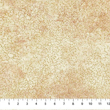 Stonehedge Valencia Limestone Light Ochre Beige Gold Metallic Linda Ludovico Northcott Cotton Fabric NC-28900M-12 | US Fabric Shop