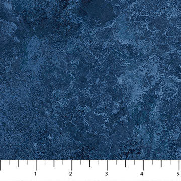 Stonehenge Basics Texture Navy Blue Linda Ludovico Northcott Cotton Fabric NC-39302-490