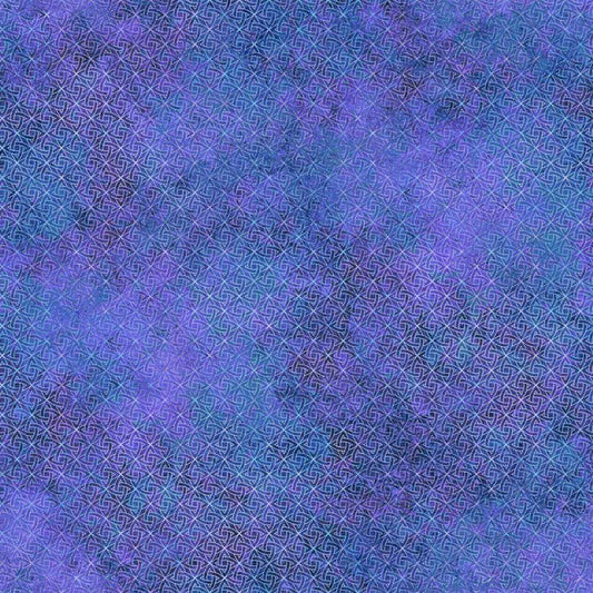 Stonehenge Celtic Roots Lace Purple Multi Linda Ludovico Northcott Fabrics Cotton Fabric