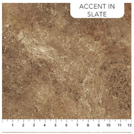 Stonehenge Gradations II Limestone Taupe Brown Accent Linda Ludovico Northcott Cotton Fabric NC-26759-14