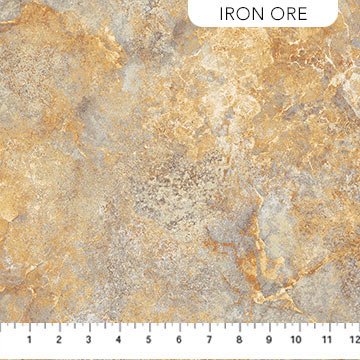 Stonehenge Gradations II Quartz Iron Ore Light Beige Grey Linda Ludovico Northcott Fabrics Cotton Fabric NC-26756-360