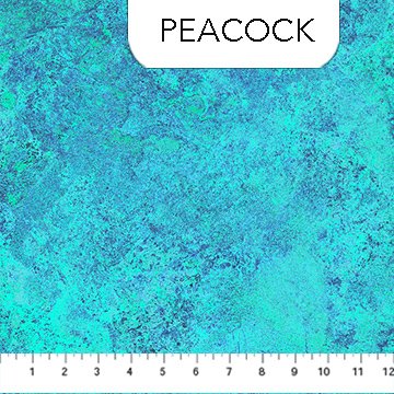Stonehenge Gradations II Slate Peacock Blue Linda Ludovico Northcott Fabrics Cotton Fabric NC-26757-66