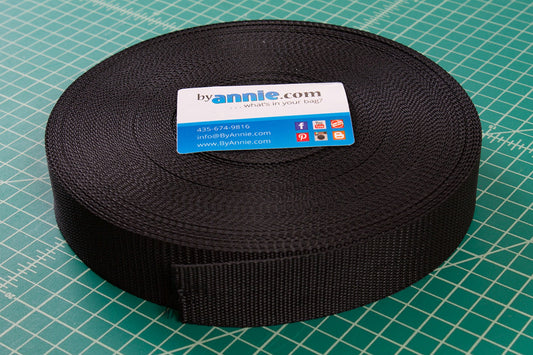 Strapping 1.5" x 50yds Black By Annie's