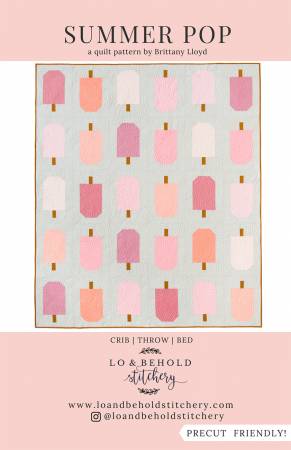 Summer Pop Quilt Pattern Brittany Lloyd Lo & Behold Stitchery LBS-123