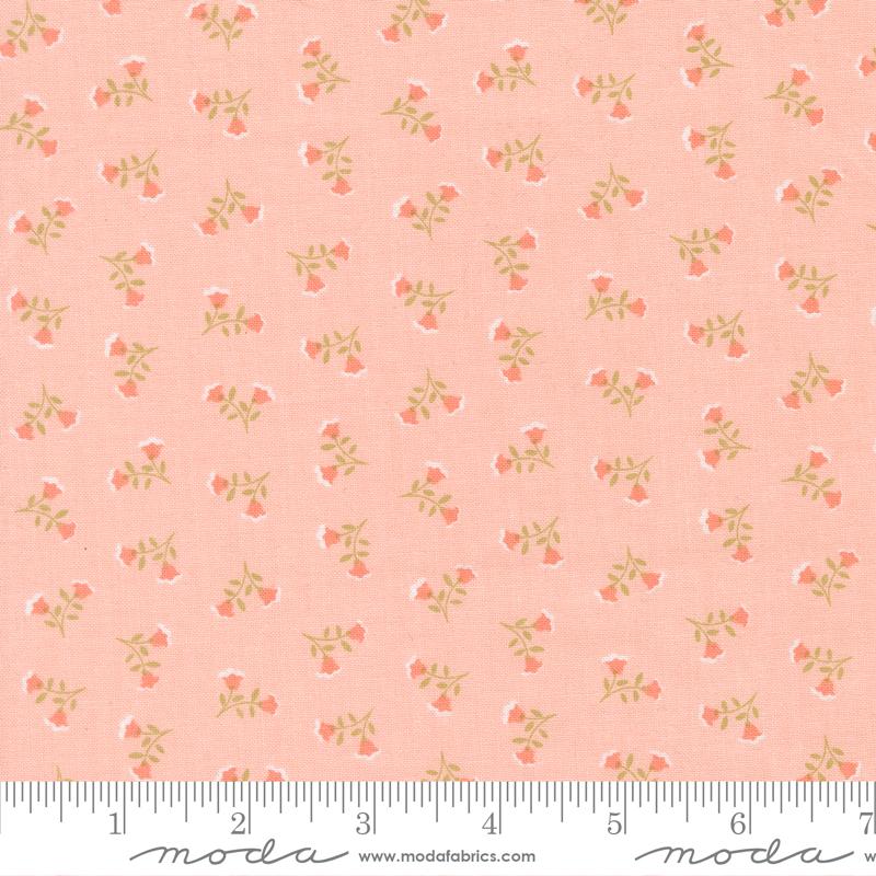 Sunbonnet Tossed Petals Ditsy Pink My Sew Quilty Life Moda Cotton Fabric MD-31763-15