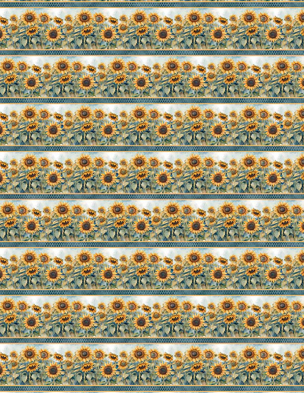 Sunkissed Repeating Stripe Multi Nancy Mink Wilmington Prints Cotton Fabric WP-1665-33915-547