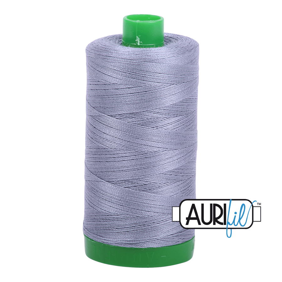 Swallow Blue Grey 40 wt 1094 yd Large Spool Aurifil Cotton Quilting Thread AF-MK40SC6-6734