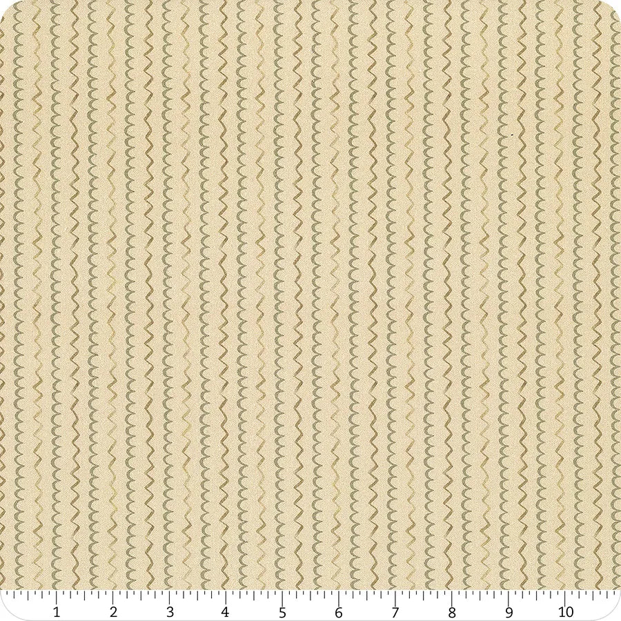 Sweet Lulla Brush Stripe Beige Ivy Jayne Camelot Cotton Fabric
