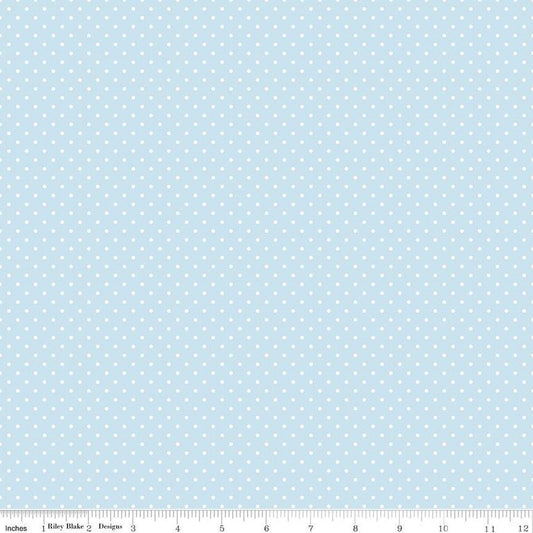 Swiss Dots Boy Blue The RBD Designers Riley Blake Designs Cotton Fabric RB-C670-BOYBLUE