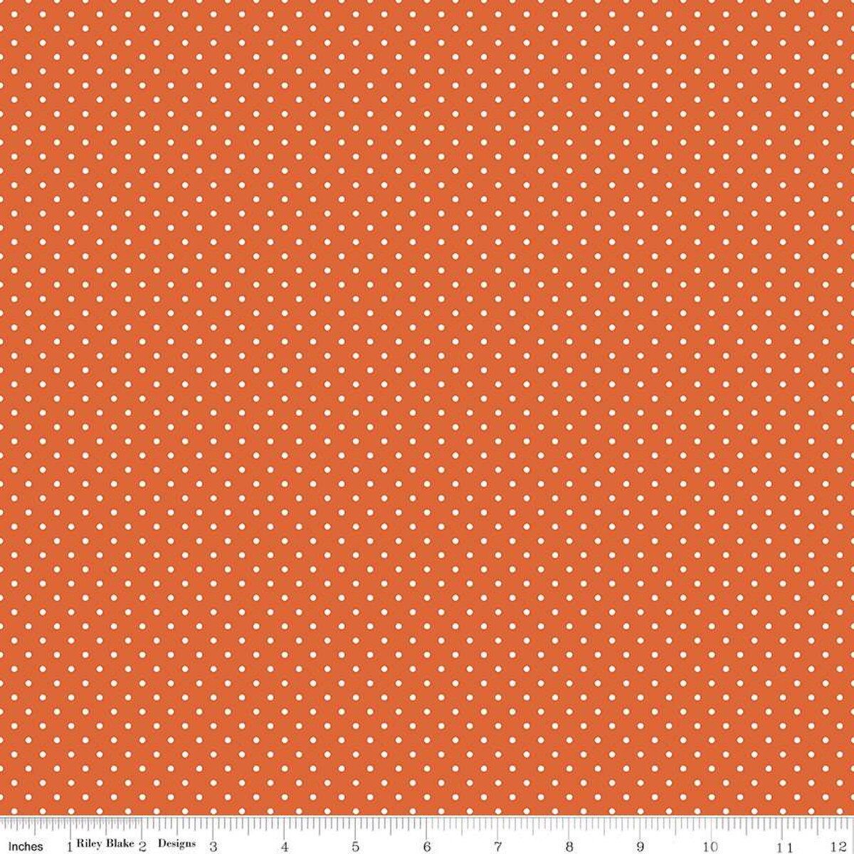 Swiss Dot Autumn The RBD Designers for Riley Blake Cotton Fabric RB-C670-AUTUMN
