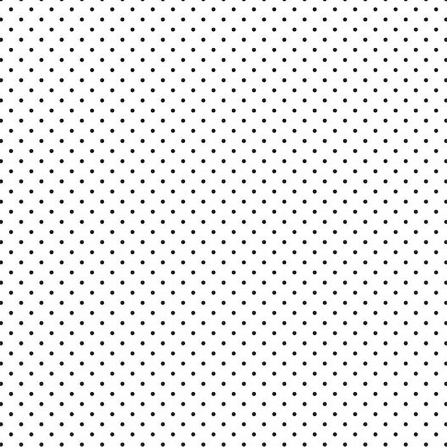 Swiss Dot White Black The RBD Designers Riley Blake Cotton Fabric RB-C660-110 BLACK
