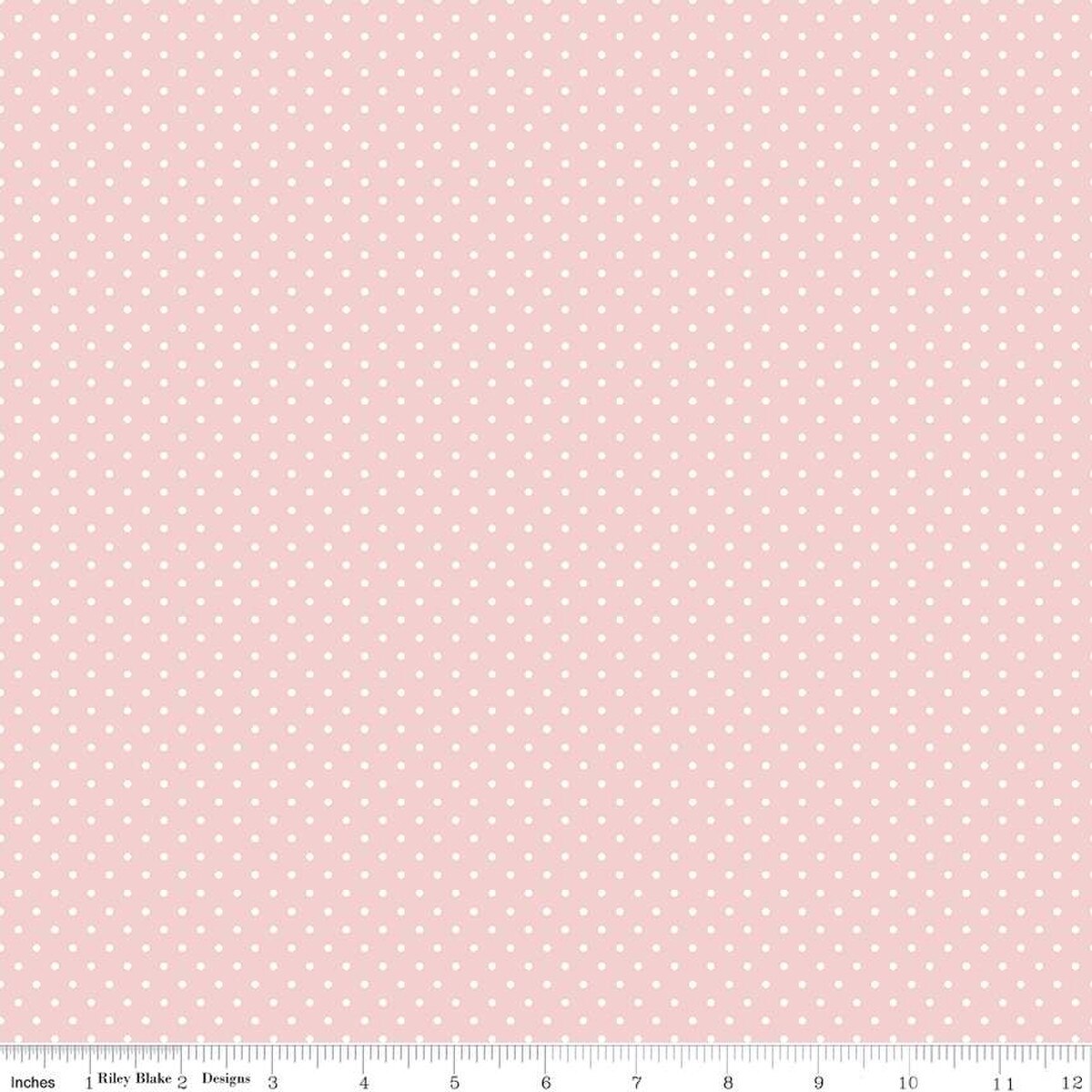 Swiss Dots White Baby Pink The RBD Designers Riley Blake Designs Cotton Fabric RB-C670-BABYPINK