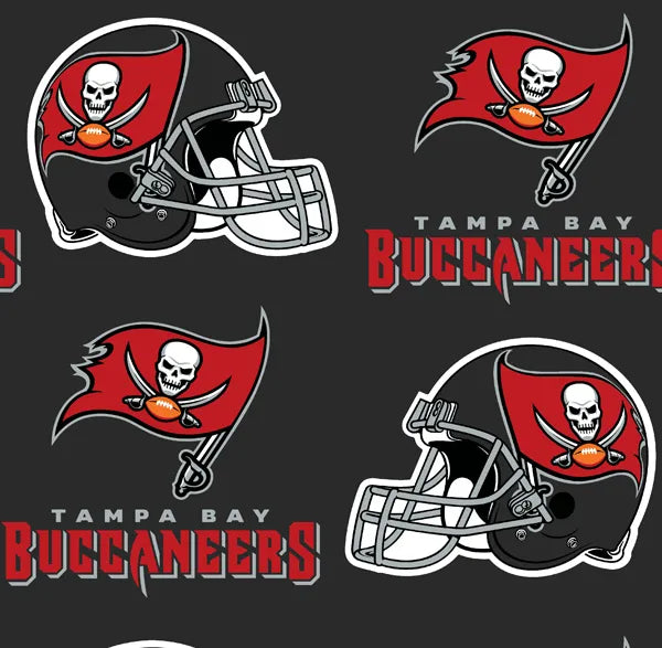 Tampa Bay Buccaneers NFL Football Logo Fabric Traditions Polyester Fleece Fabric NFL-6485-D