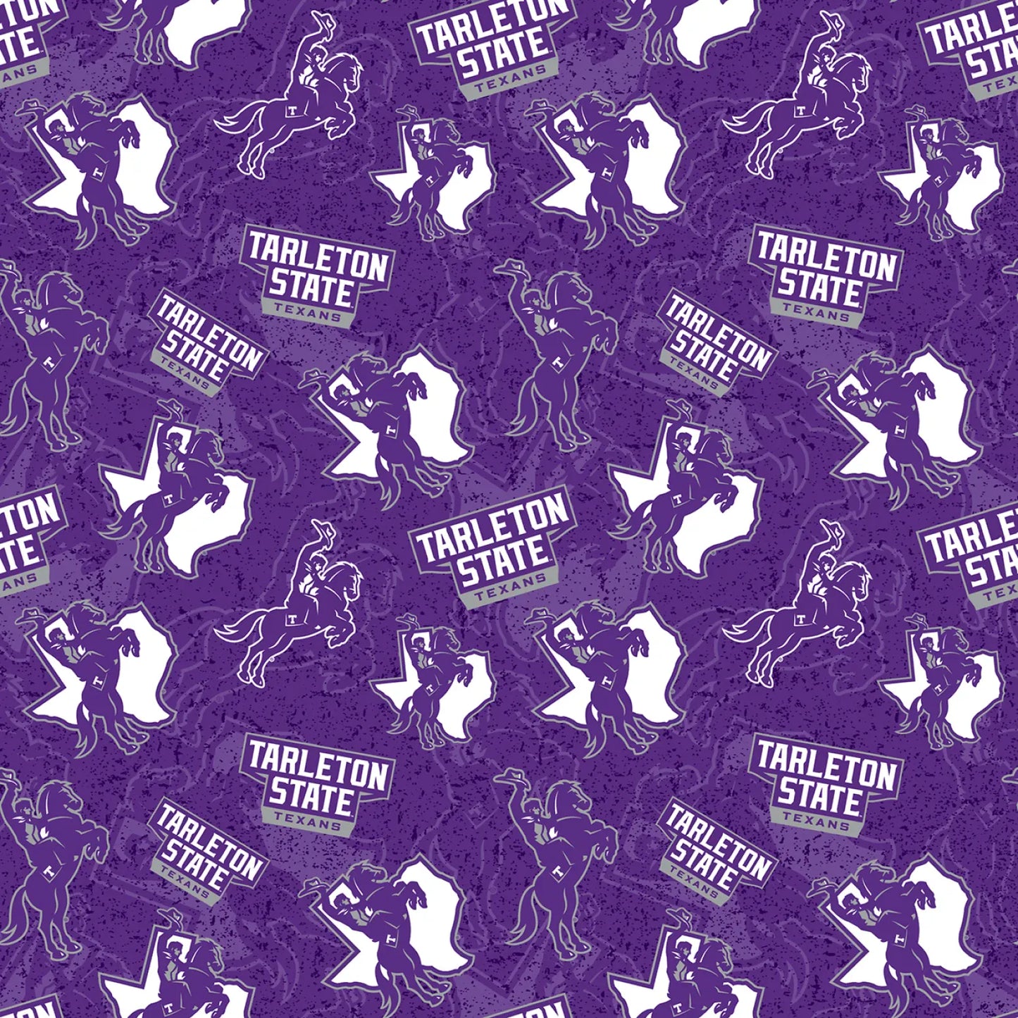 Tarleton State Texans NCAA College Tone on Tone Sykel Enterprises Cotton Fabric TARL-1178 | US Fabric Shop