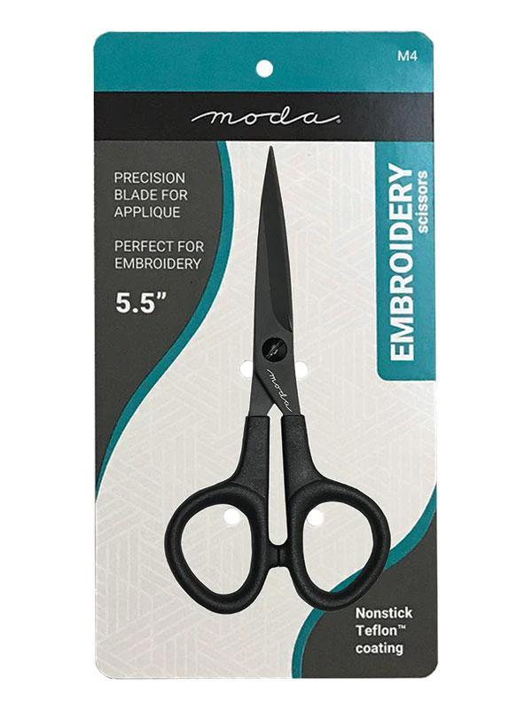 Teflon Embroidery Scissor 5.5 inches Applique Moda MD-M4