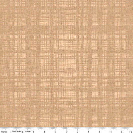 Texture Tonal Sketched Blender Burlap Brown Sandy Gervais Riley Blake Cotton Fabric RB-C610-BURLAP