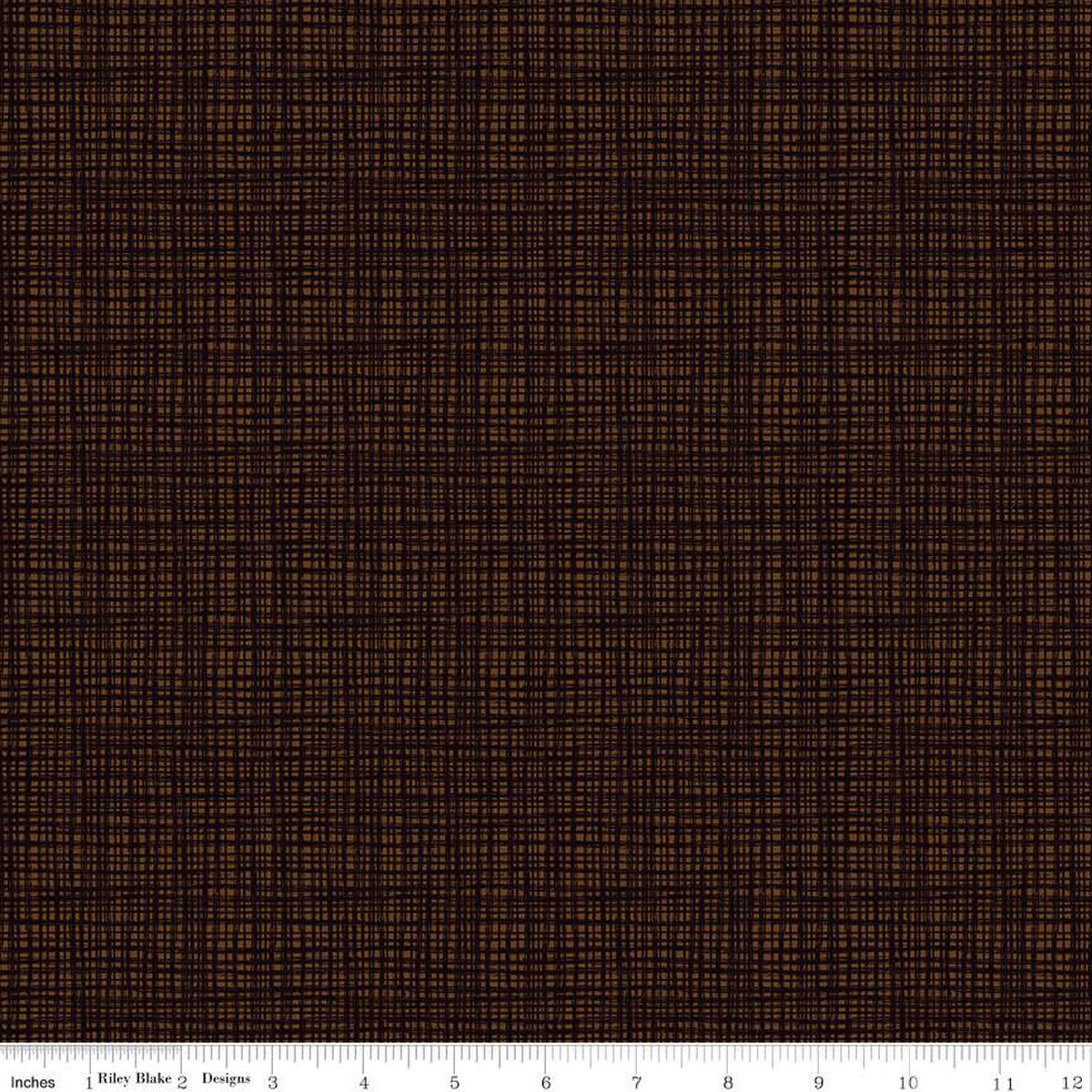 Texture Mocha Brown Sandy Gervais Riley Blake Designs Cotton Fabric RB-C610-Mocha