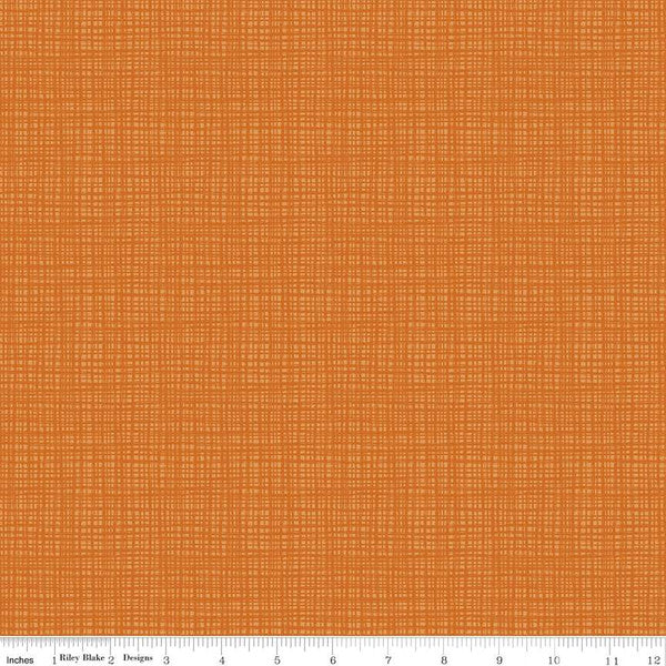 Texture Pumpkin Orange Sandy Gervais Riley Blake Designs Cotton Fabric RB-C610-Pumpkin