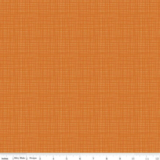 Texture Pumpkin Orange Sandy Gervais Riley Blake Designs Cotton Fabric RB-C610-Pumpkin
