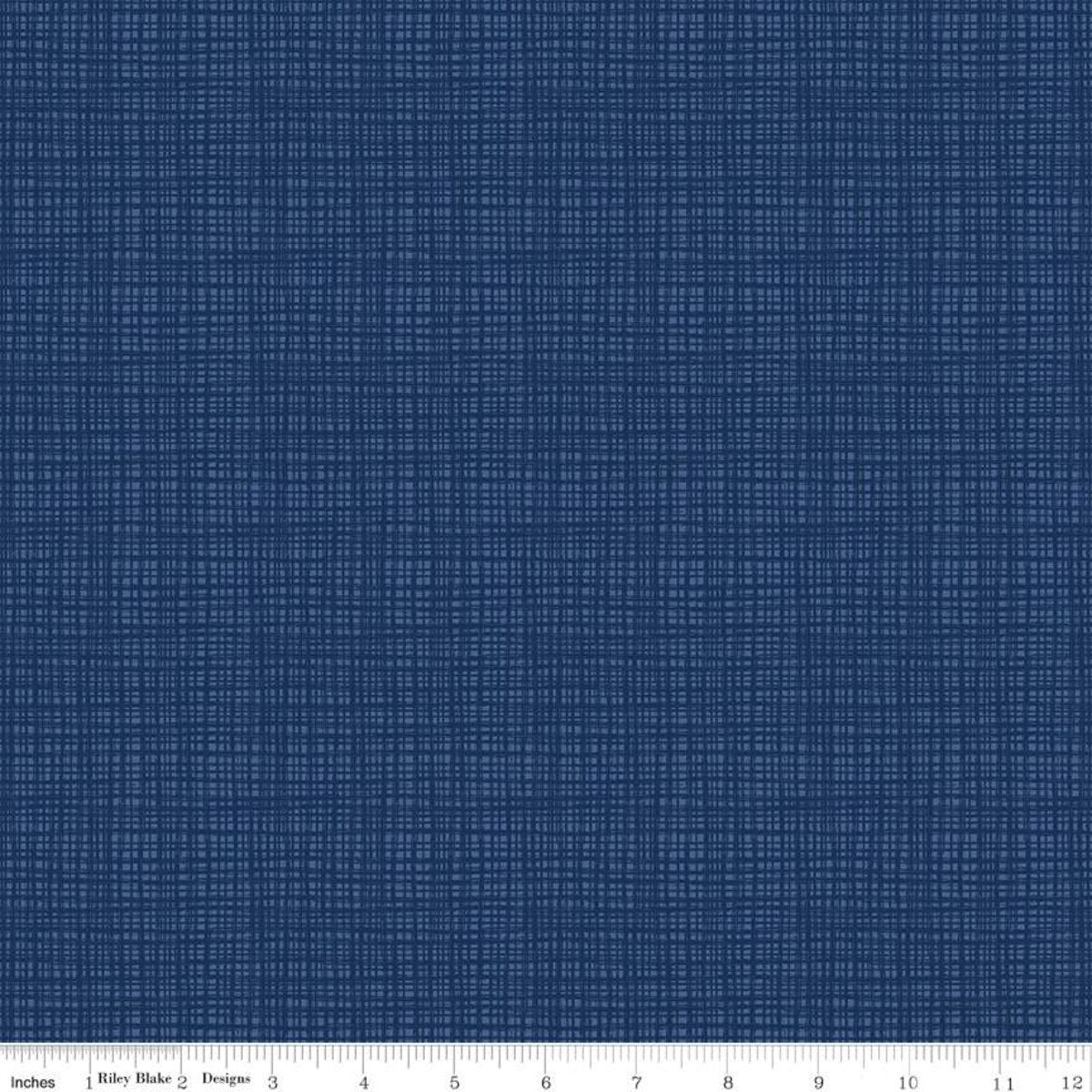 Texture Navy Sandy Gervais Riley Blake Cotton Fabric RB-C610-Navy