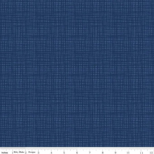 Texture Navy Sandy Gervais Riley Blake Cotton Fabric RB-C610-Navy
