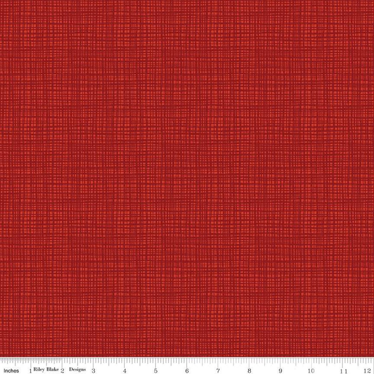 Texture Winterberry Red Sandy Gervais Riley Blake Cotton Fabric RB-C610-Winterberry