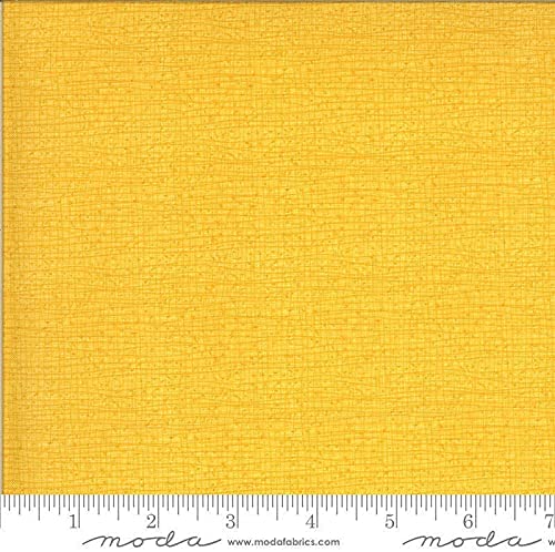 Thatched Buttercup Yellow Robin Pickens Moda Cotton Fabric MD 48626 133