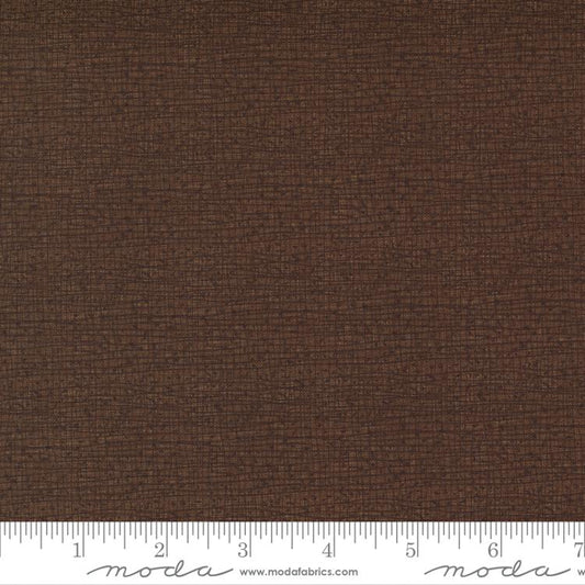 Thatched Chocolate Bar Brown Robin Pickens Moda Cotton Fabric MD 48626 164